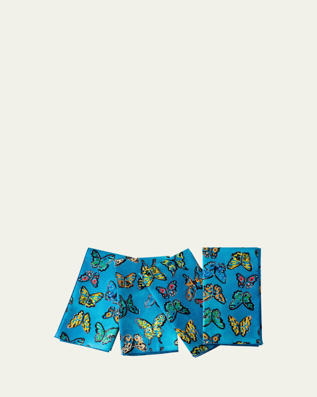 Lakeside Butterfly Cotton Dinner Napkin - 20"Sq.